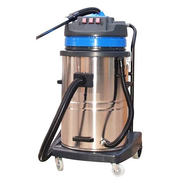 Aspiradora Industrial 80 L – Succión Potente, con Carro y Kit de