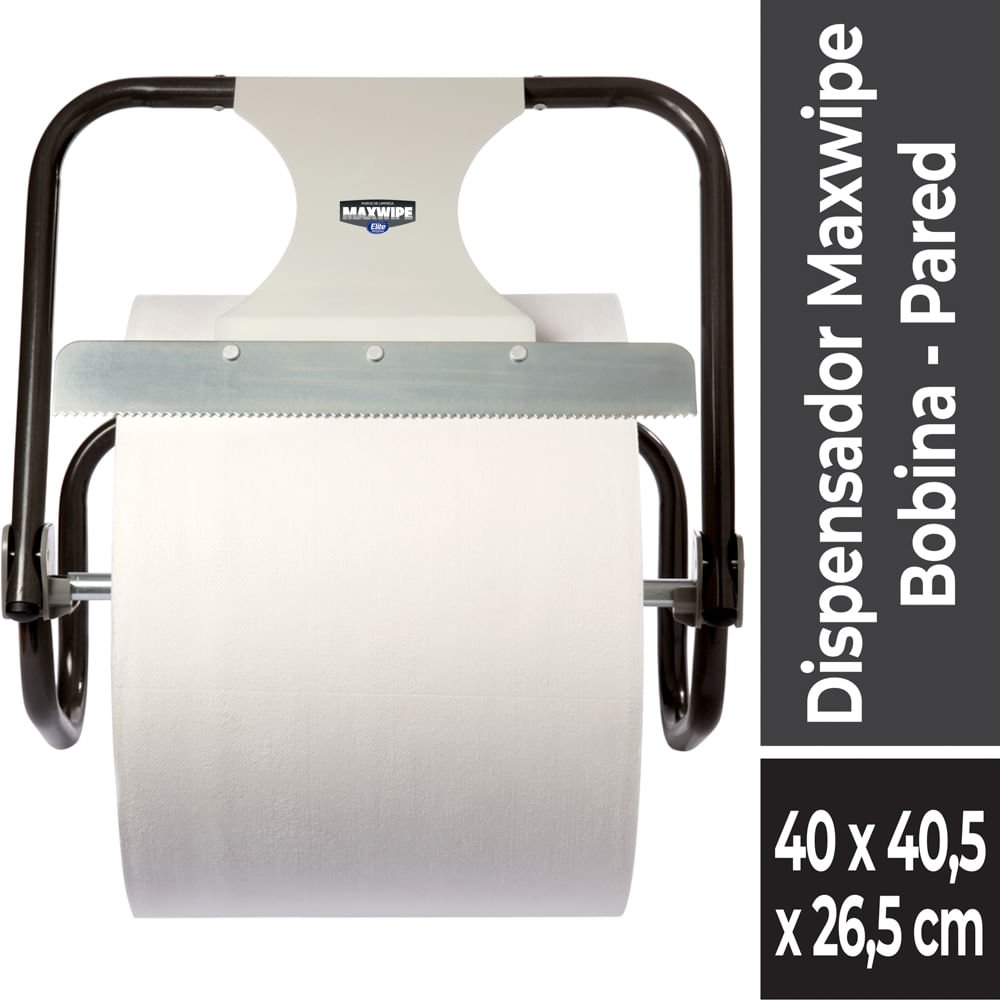 Dispensador Paños de Pared Negro Metálico 1 UN