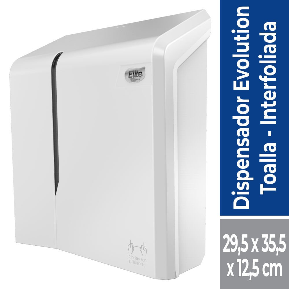 Dispensador Toalla Interfoliada Evolution Blanco 1 UN