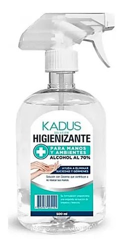 Alcohol Desnaturalizado 70% Ambientes y Manos 500ml - (1u)