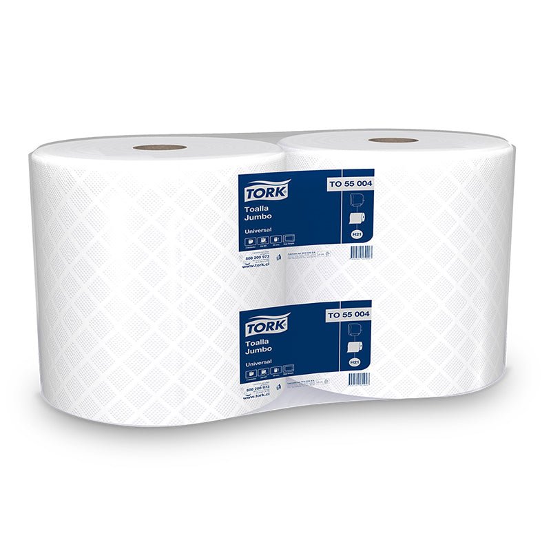 Toalla en Rollo Jumbo Universal - (2 Rollos x 250 Metros)