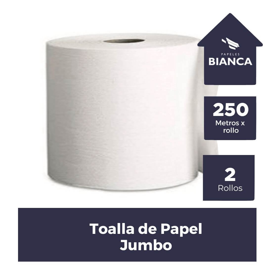 Toalla de Papel Jumbo Universal Bianca - (2 x 250m)