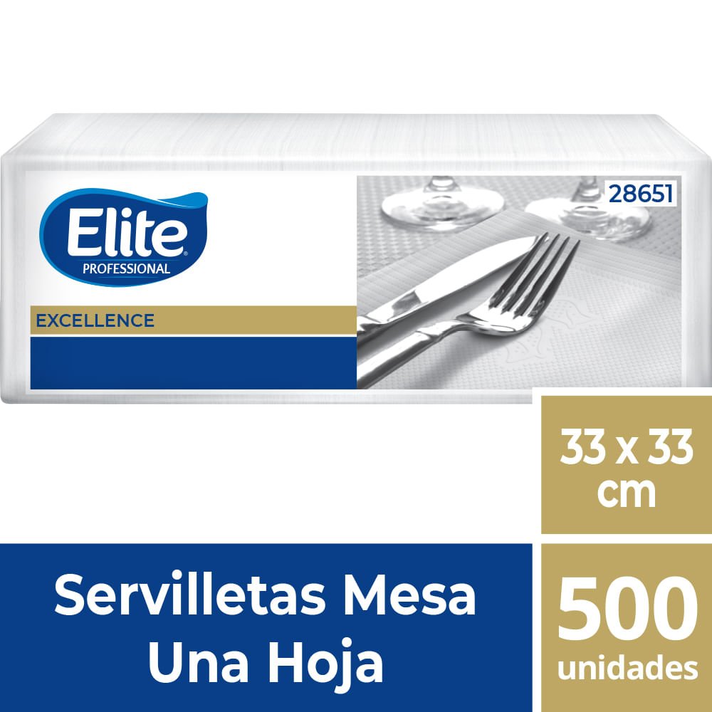 Servilleta Mesa Una Hoja 9 Pq x 500 UN