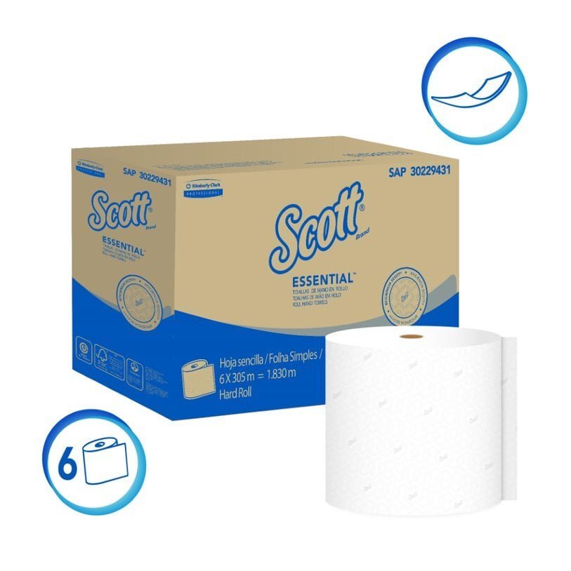 Toallas en Rollo Scott Jumbo 305 Essential Airflex