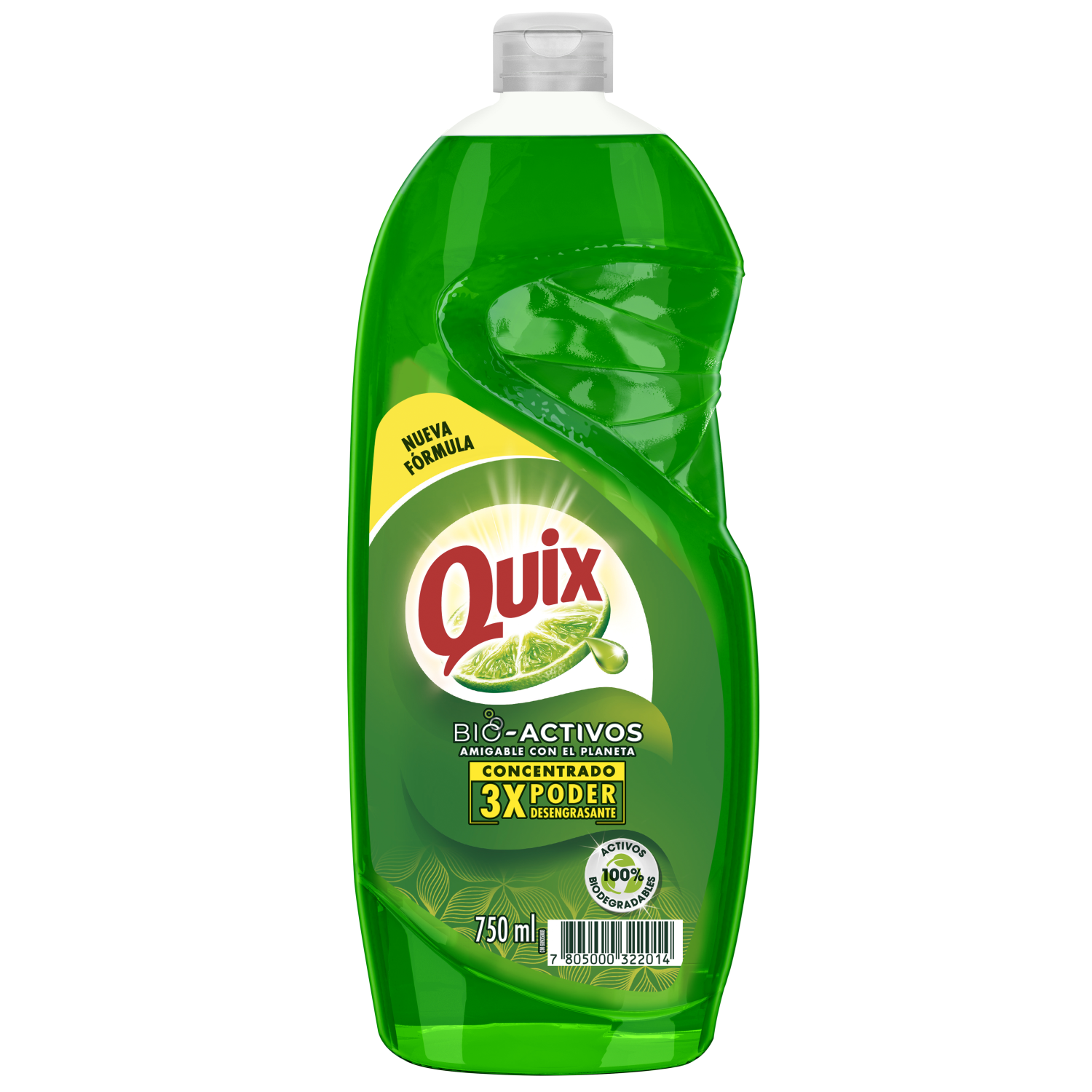 Quix Lavaloza Limón Concentrado - (750 Ml)