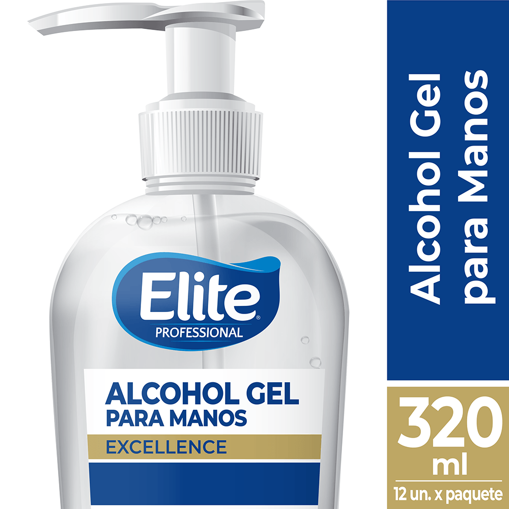 Alcohol Gel Botella 12 UN x 320 ML