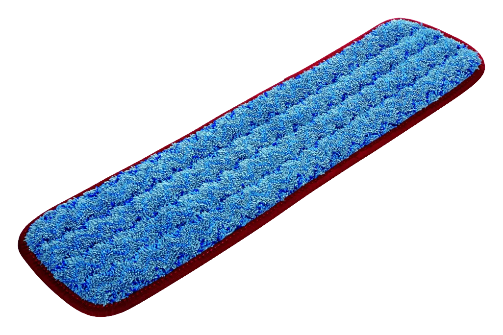 Mopa Plana Hygen™ para Humedo - 45 CM - Borde Rojo - (1u)