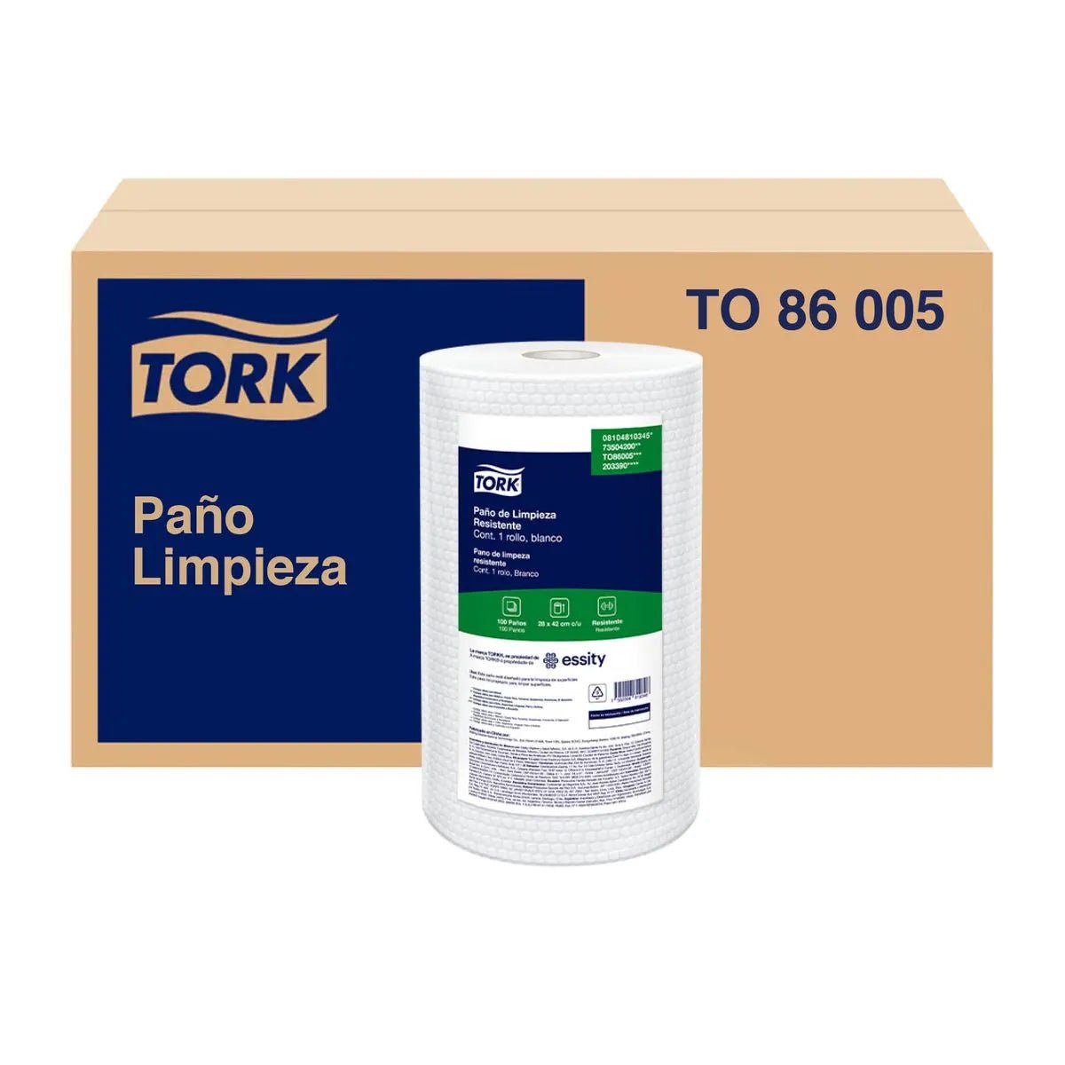 Wipe Industrial Tork® Sistema M2 - (6 Packs x 100 Paños)