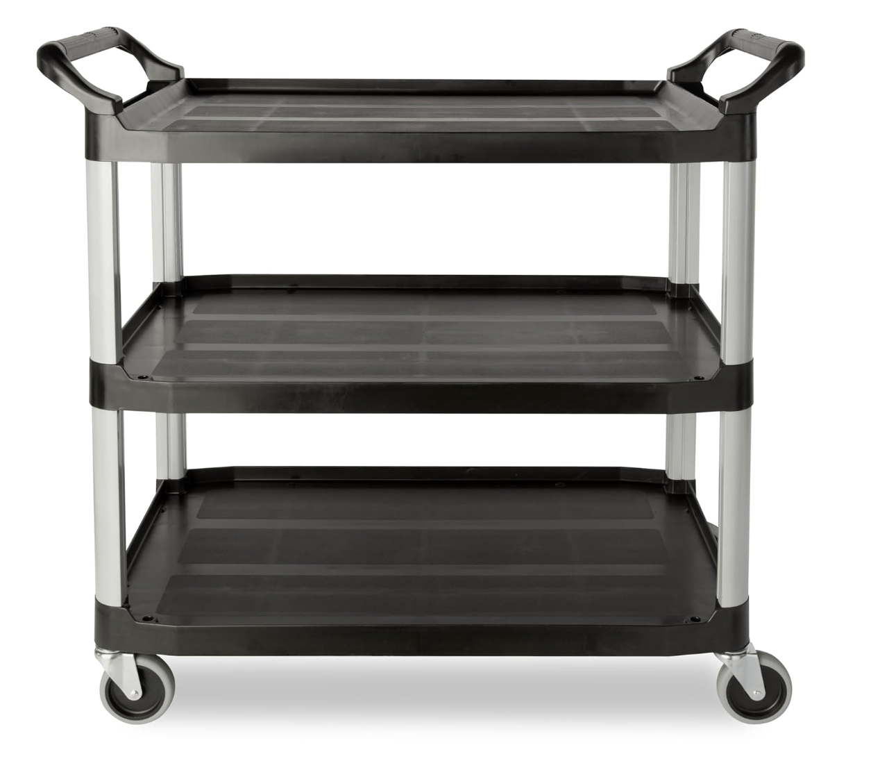 Carro de Servicio Rubbermaid® Negro Cap. 300 Lbs FG409100BLA - (1u)