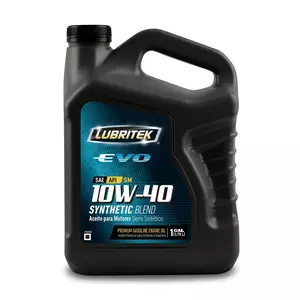 Aceite de Motor LUBRITEK Evo 10W40 Semi-Sintético SM 3,78L