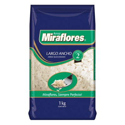 Arroz Miraflores Grado 2 1 Kg