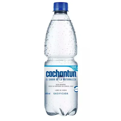 Agua Mineral Cachantun con Gas 600 cc
