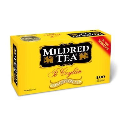 Té Negro Mildred Tea Ceylán 100 Bolsitas