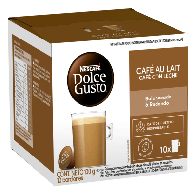 Cápsula de Café Dolce Gusto Café con Leche 10 Cápsulas