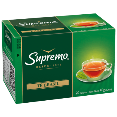 Té Negro Supremo Brasil 20 Bolsitas