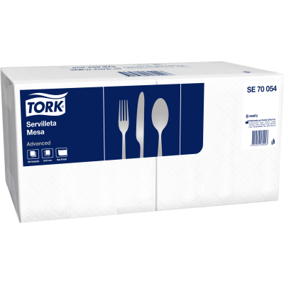 Servilleta Mesa Tork Advanced Hoja Simple 30x30 cm 200 Unidades