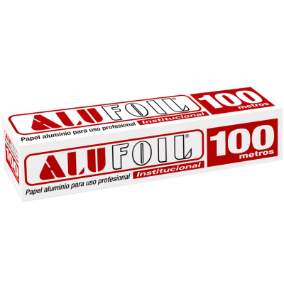 Papel Aluminio Alufoil Industrial 30 cm x 100 m
