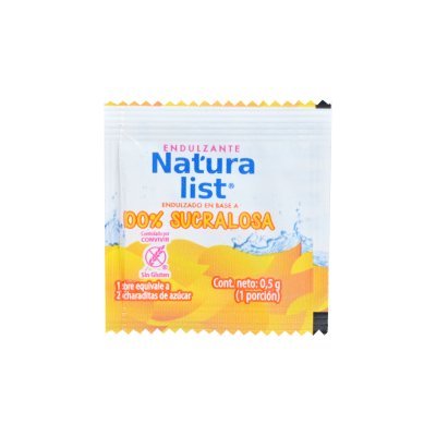 Endulzante Naturalist Sucralosa Caja de 2000 Unidades