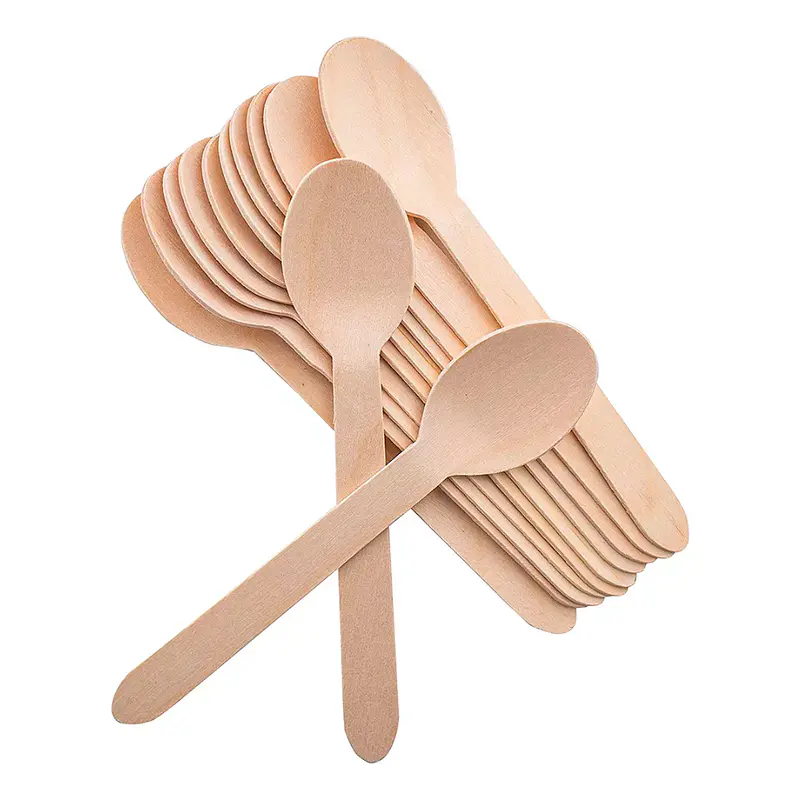 Cuchara de Madera Biodegradables (100 unidades)