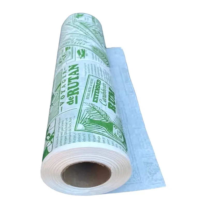 Rollo de Papel Antigrasa 37 x 100m Diario Verde