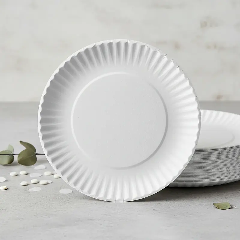 Plato de Carton N° 2 (100 unidades)