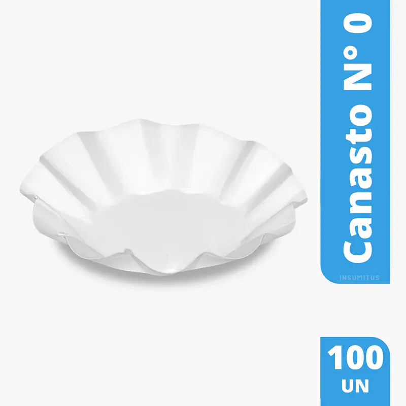 Bandeja Canasto N° 0 (100 unidades)