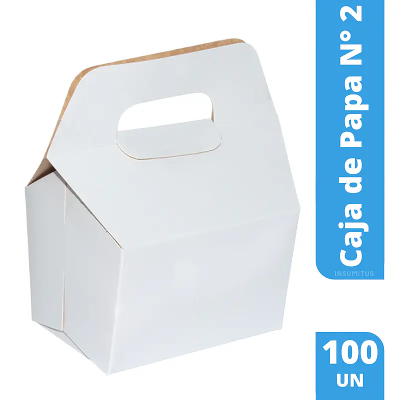Caja Cartón Papa N° 2 (100 unidades)