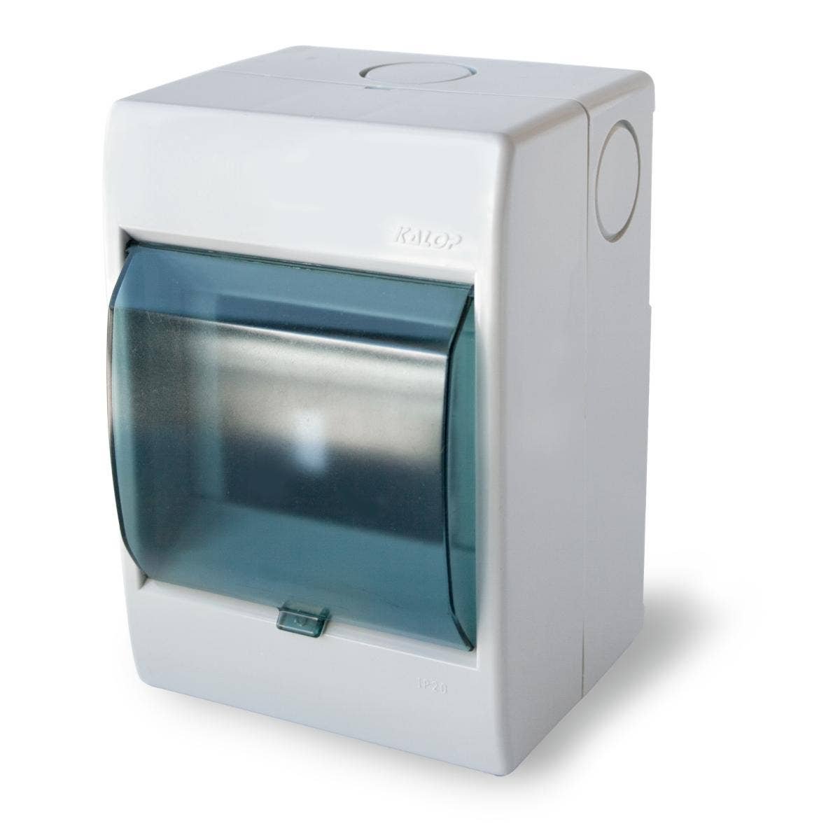 Tablero sobrepuesto 4 circuitos/modulos con tapa IP20