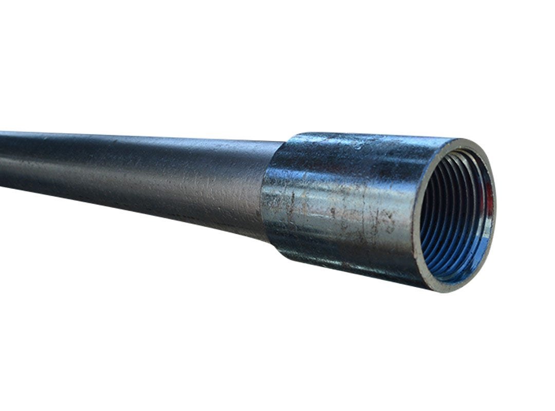 Cañería acero Galvanizado 4" x 3 Metros con copla incluida