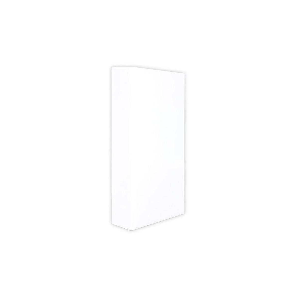 Unión recta para canaleta PVC 20x10 blanco