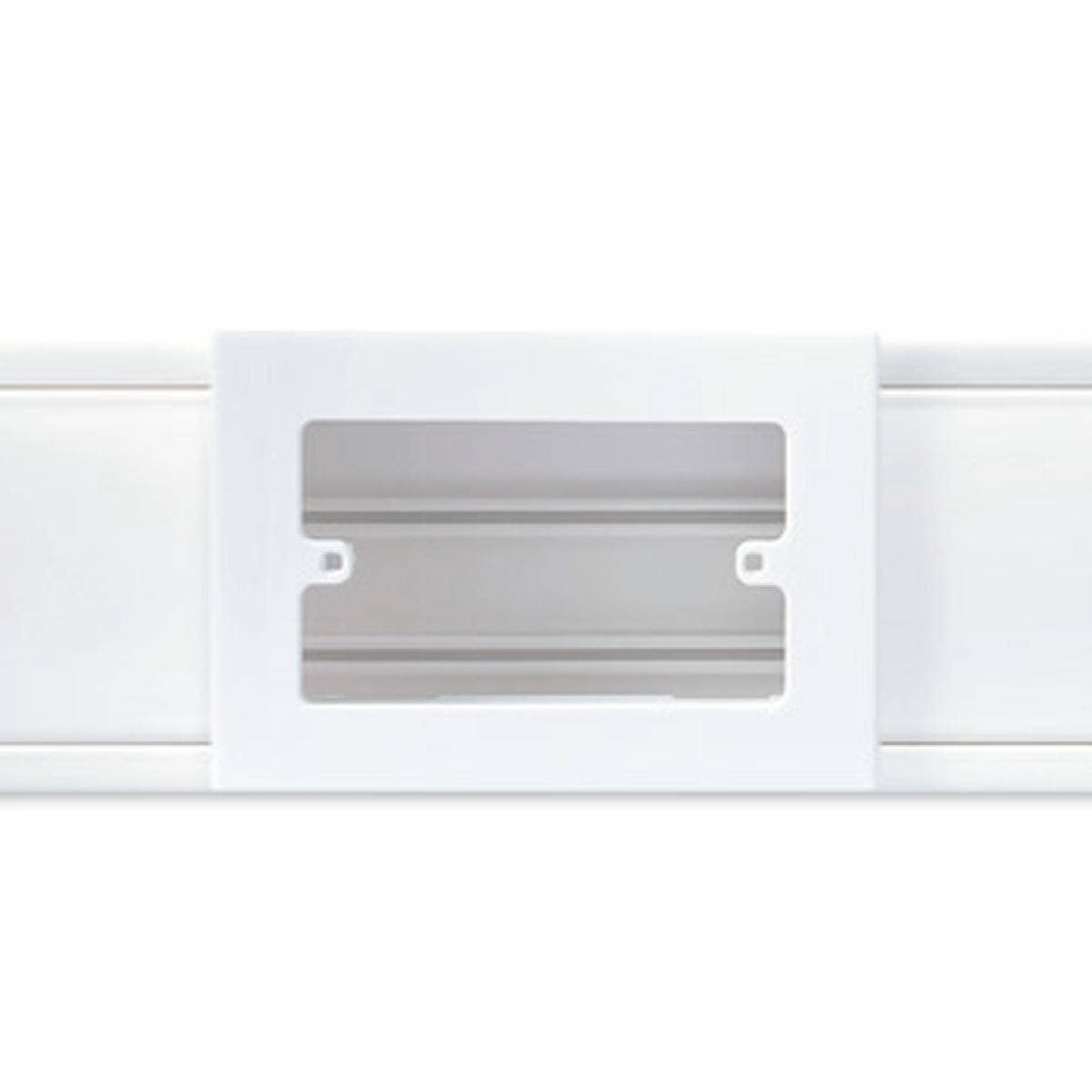 Porta bastidor para bandeja canaleta PVC 100x50mm blanco