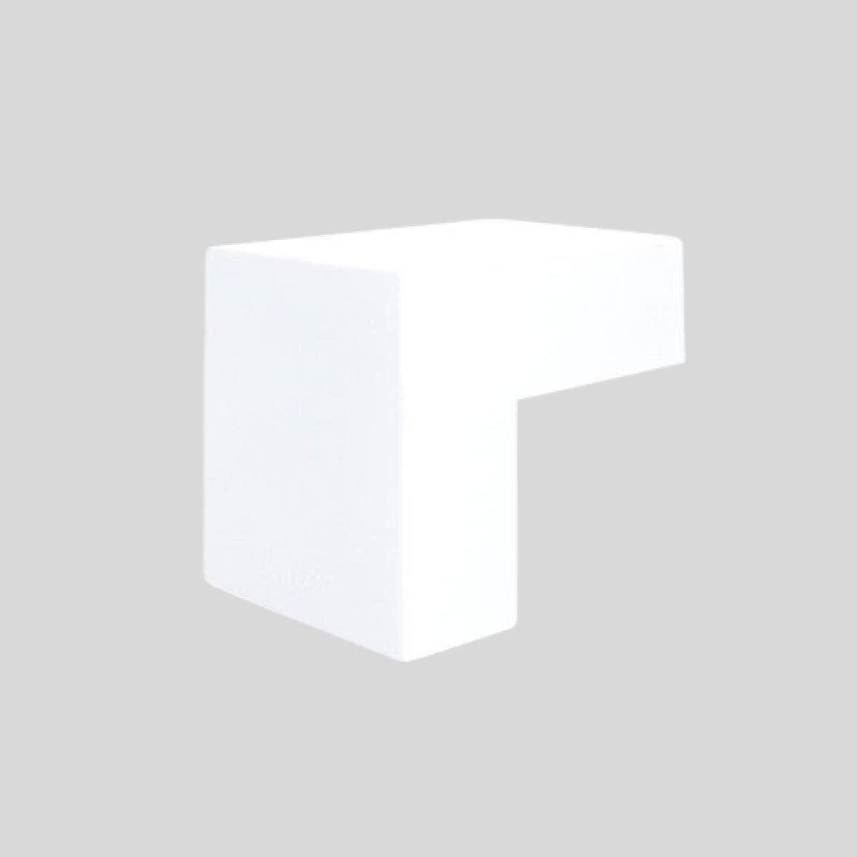 Codo externo para canaleta PVC 14x7 blanco