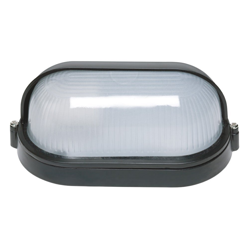 Plafón tortuga alum ovalado negro 1014S