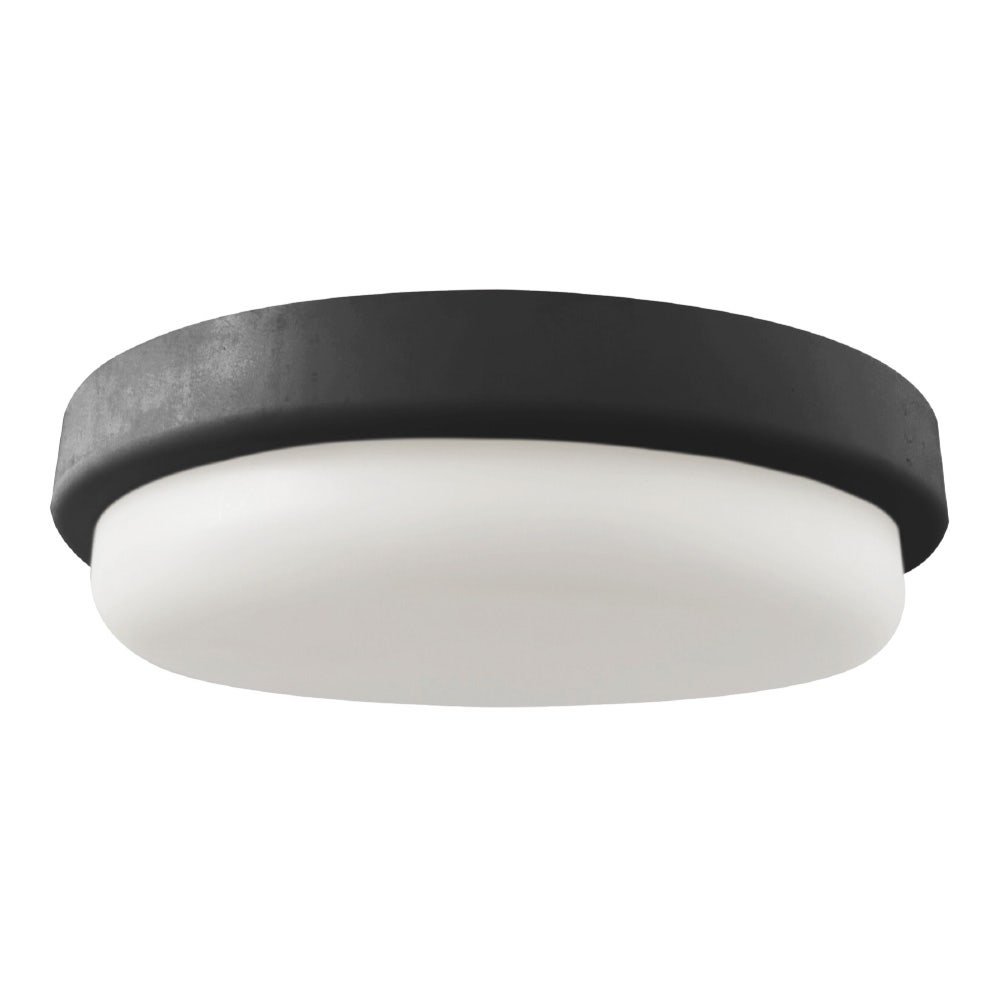 Tortuga sintética LED 9W 3000K negro Diam. 13,5cm