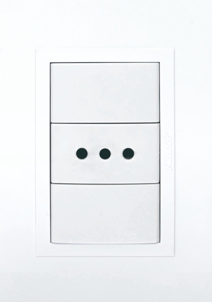 Conjunto Enchufe Hembra 2P+T, 10A 250V Blanco