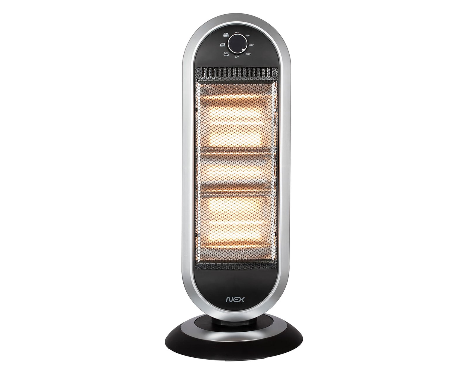 Estufa Halógena CRB1300 1100 W negro/gris