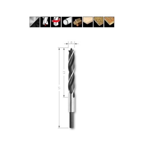 Broca Cilíndrica para Madera DIN 7487 6.00mm