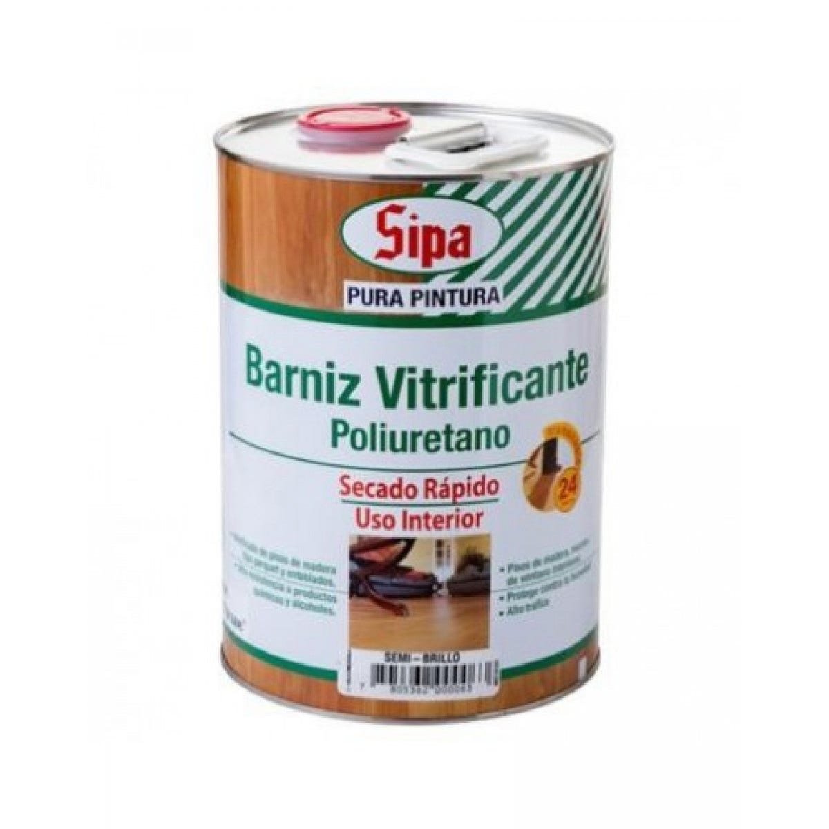 Pintura Barniz Vitrificante Semibrillo Gl Sipa