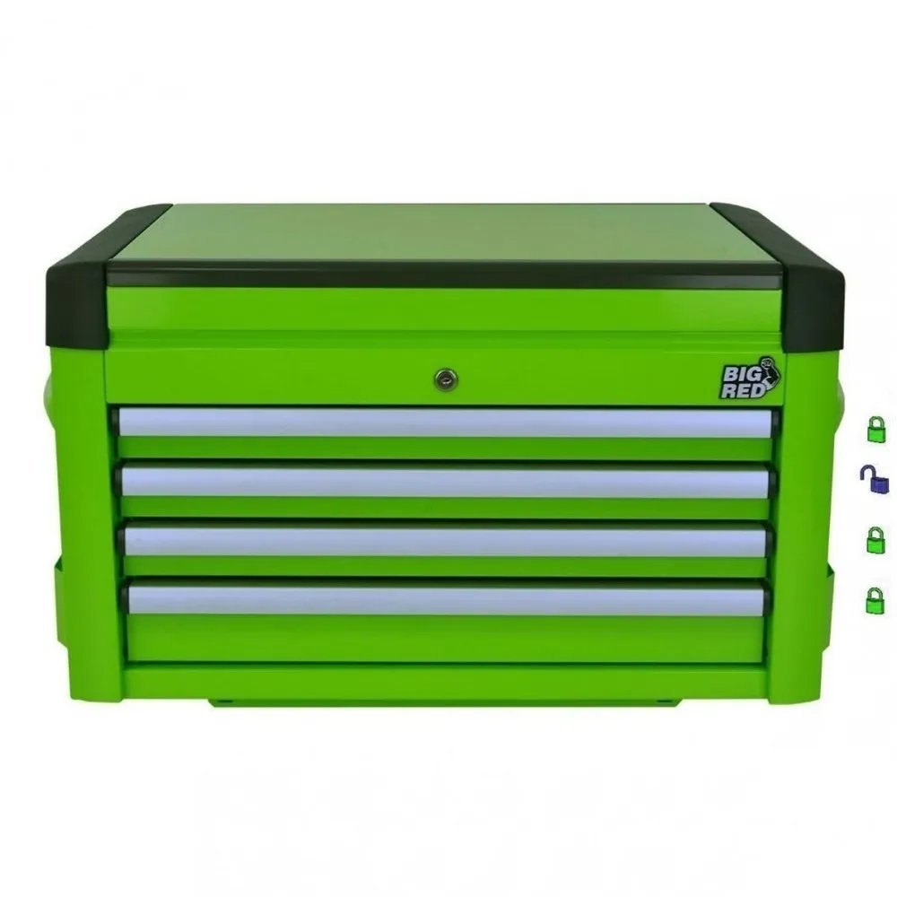 Caja Herramientas Metálica Big Red 4 Gavetas H.Duty (NTBT9004-X)