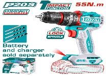 TALADRO INAL DE IMPAC 13MM 20V 55NM SIN BATERIA SIN CARGADOR