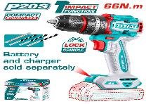 TALADRO INALAMBRICO LITIO-ION 10MM 20V 66NM SIN BATERIA SIN CARGADOR
