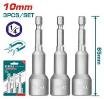 JGO SOPORTE DE DESTONILLADOR POR 3PCS 10MM TOTAL