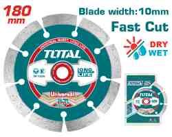 DISCO DIAMANTADO 180MM SECO TOTAL