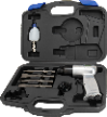 KIT MARTILLO NEUMATICO 150MM MALETA CON 9PCS LUTIAN