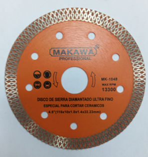 DISCO DIAMANTADO 180MM ULTRA FINO MAKAWA