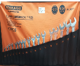 JGO LLAVE PUNTA CORONA POR 17PCS 6-24MM CRV MAKAWA