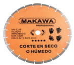 DISCO DIAMANTADO 4 5 - 115MM MAKAWA