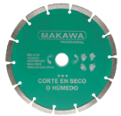 DISCO DIAMANTADO 115MM VERDE MAKAWA