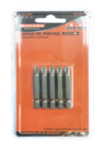 JGO PUNTA DE DESTORNILLADOR POR 5PCS MAKAWA