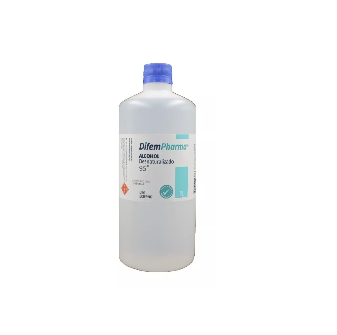 Alcohol desnaturalizado de 95° de 1 lt caja x 12 unid